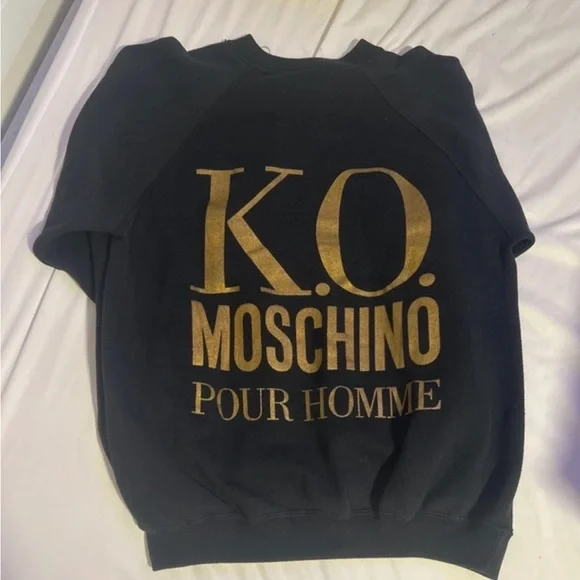 MOSCHINO Pour Homme OK crewneck
